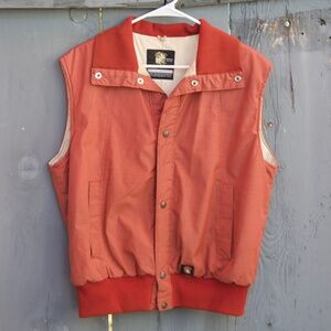 Stearns Vest Mens Medium Puffer Vintage 80s-90s Outdoors Size 40-42. Orange